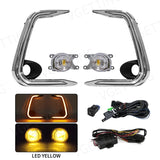 Chrome LED DRL and Fog Light for Toyota Corolla 2019-21 LED Ambient Light MAGIC COLORM DRL Yellow Fog