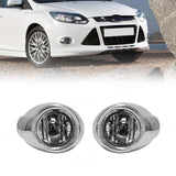 Chrome Cover Fog Lights for Ford Focus 2012 2014 LED Ambient Light MAGIC COLORM
