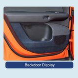 For XPeng G6 Door Anti Kick Pad Suede Scratch-resistant Protective Sticker Front Rear Door Anti Kick Interior Accessories Int