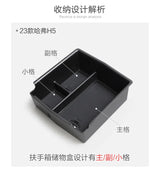 For Haval H5 2023 Car Armrest Box Storage Center Console Organizer Tray Non-slip Stain-resistant Armrest Box Storage OEM