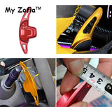 For New DODGE Attitude GT GAC Empow 2024 2025 Carbon Fiber Cover Steering Wheel Paddle Shifter Aluminum Alloy Decor Accessori