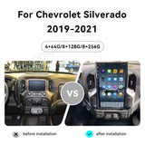 17-Inch Vertical Android Head Unit for Chevrolet Silverado 2019–2024 Android Head Unit Aotsr