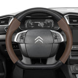 Citroen Breathable Carbon Fiber Leather Cover