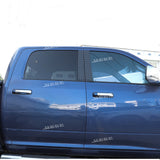 Window Cover Trim Black Aluminum for Dodge Ram 1500