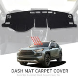 Premium Anti-Glare Dashboard Cover for Toyota RAV4 2019–2024 Dashboard Mat CATUSIKI