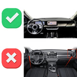 Premium Leather Dashboard Cover Mat for GWM Poer Cannon 2025–2027 Dashboard Mat OEM