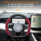 Zeekr Suede Carbon Fiber Steering Wheel Cover Trim