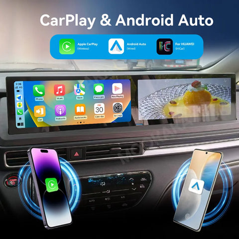 24.6" Android Dual Screen Head Unit for Honda Odyssey 2020–2024 Android Head Unit Aotsr 8GB 128GB Eight Core