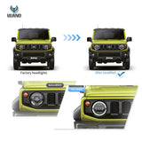 Black LED Projector Headlights for Suzuki Jimny 2019 Headlight Assembly VLAND