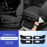 For Li Lixiang L7 L8 L9 2022 2023 Car seat adjustment On both sides Anti kick pad protective sticker for lixiang