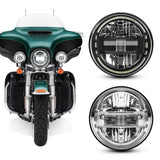 Motorcycle Headlights 7 Inch Projection Headlight Led Lights For Motorcycle Accessories For Harley Davidson Touring Rod FatBo