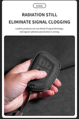 Suede Car Key Case Cover For Cadillac