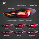 LED Tail Lights with Sequential Signal for Elantra 2011-2016 Car Interior Accessory Vland