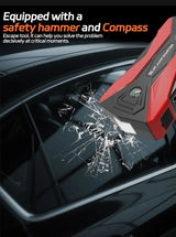 Minus Two Car Battery Jump Starter, 1000A Peak with Air Pump, Power Bank, and Emergency Lighting Jump Starter Minus Two