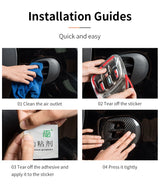 Side Vent Air Outlet Cover for Smart 453 Fortwo
