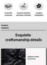 Handbrake Button Knob Trim Sticker for Audi 8V A3 S3 (2014-2019) Anti Scratch Carbon Fiber Car Interior Accessory OEM