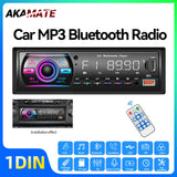 Universal 1Din Bluetooth MP3 Player Radio Stereo Car Interior Accessory AKAMATE