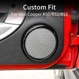 3D Door Speaker Trim Ring Set for Mini Cooper Car Interior Accessory GMUNI