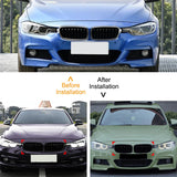 For BMW 3 Series Sedan Touring Long-wheelbase Sedan F30 F31 F35 13-19 Car Front Grille Single Double Line Front Bumper Access