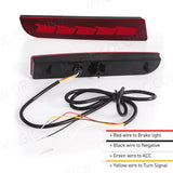 Mitsubishi LED Rear Bumper Light Dynamic Turn Signal 2008-2017 LED Ambient Light MAGIC COLORM