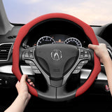 Perforated Leather Steering Wheel Cover for Acura Models Car Interior Accessory Hocasen