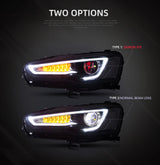 LED Headlights with Dual Beam Projector for Lancer Evo X