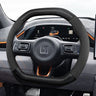 Zeekr Suede Carbon Fiber Steering Wheel Cover Trim