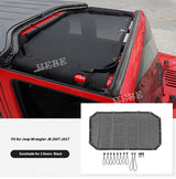 Front Door Heat Insulation Net for Jeep Wrangler JK 2007-2017 Car Interior Accessory HEBE