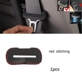 Genuine Leather Seat Belt Guard for Universal Cars