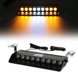 Universal 9 LED Strobe Warning Light Dashboard