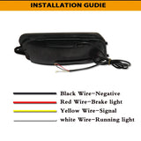 LED Bumper Reflector 3-in-1 for Jeep GC 2005 Car Interior Accessory iJDM
