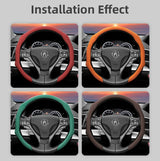 Perforated Leather Steering Wheel Cover for Acura Models