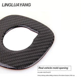 Carbon Fiber Steering Wheel Trim for Volvo XC60 S90 Car Interior Accessory LINGLUYANG