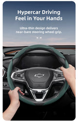 Breathable Leather Steering Wheel Cover for Chevrolet Cruze