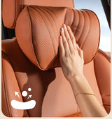 For Xpeng P7 G6 X9 P5 Car Neck Pillow Leather Lumbar Support Pillow Breathable Seat Waist Pad Cushion Auto Interior Accessori