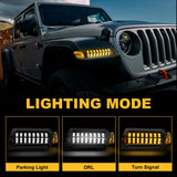 For Jeep Wrangler JL Sport 2018 2019 2020 LED Car Fender Side Marker Turn Signal Light DRL Daytime Running Lamp LED Turn Sign