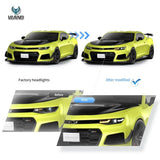 Black LED Projector Headlights for Chevy Camaro 2019 Headlight Assembly VLAND