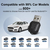 2-in-1 Wireless CarPlay and Android Auto Adapter Plug & Play