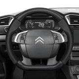 Carbon Fiber Steering Wheel Cover for Citroen C3