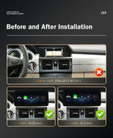 10.25-Inch Wireless CarPlay Android Auto Display for Benz GLK Android Head Unit wincago