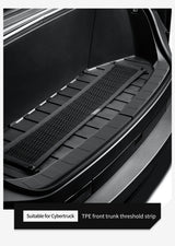 Tesla Cybertruck 2024-2026 Front Trunk Threshold Strip Bumper Protective Cover Pickup Trunk Guard Strip Car Accessory Trunk G