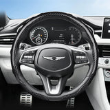 Snap-On Wave-Shaped Steering Wheel Cover for Genesis GV80, G90, G80