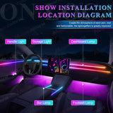 18-in-1 RGB LED Ambient Lights for Car Universal LED Ambient Light MAGIC COLORM