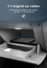 Volkswagen WV Jetta 2020-2025 Stowing Tidying Car Tray Organizer Accessories Black Car Interior Accessory Smabee