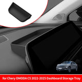 Chery OMODA C5 Dashboard Storage Tray With Rear Storage Box Organizer Black