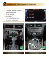 12.3 Inch Wireless CarPlay Android Auto Screen for Audi Q5 Android Head Unit wincago