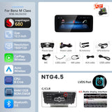 Android 15 Multimedia Head Unit for Mercedes M-Class W166
