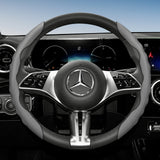 Wave-Shaped Sporty Steering Wheel Cover for Mercedes