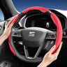 Seat Suede Snap-On Steering Wheel Cover Ibiza Leon