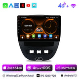 10-Inch Android Head Unit for Peugeot 107 Toyota Aygo C1